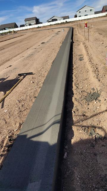 New curb run